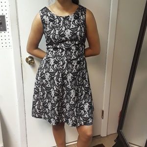 HeartSoul Black and nude lace dress